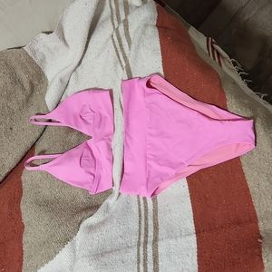 Hot Pink Aerie Bikini Set